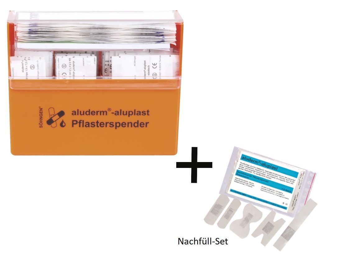 Söhngen Pflasterbox Edition M inkl. Nachfüllpack, 200 Pflaster, aluderm-aluplast