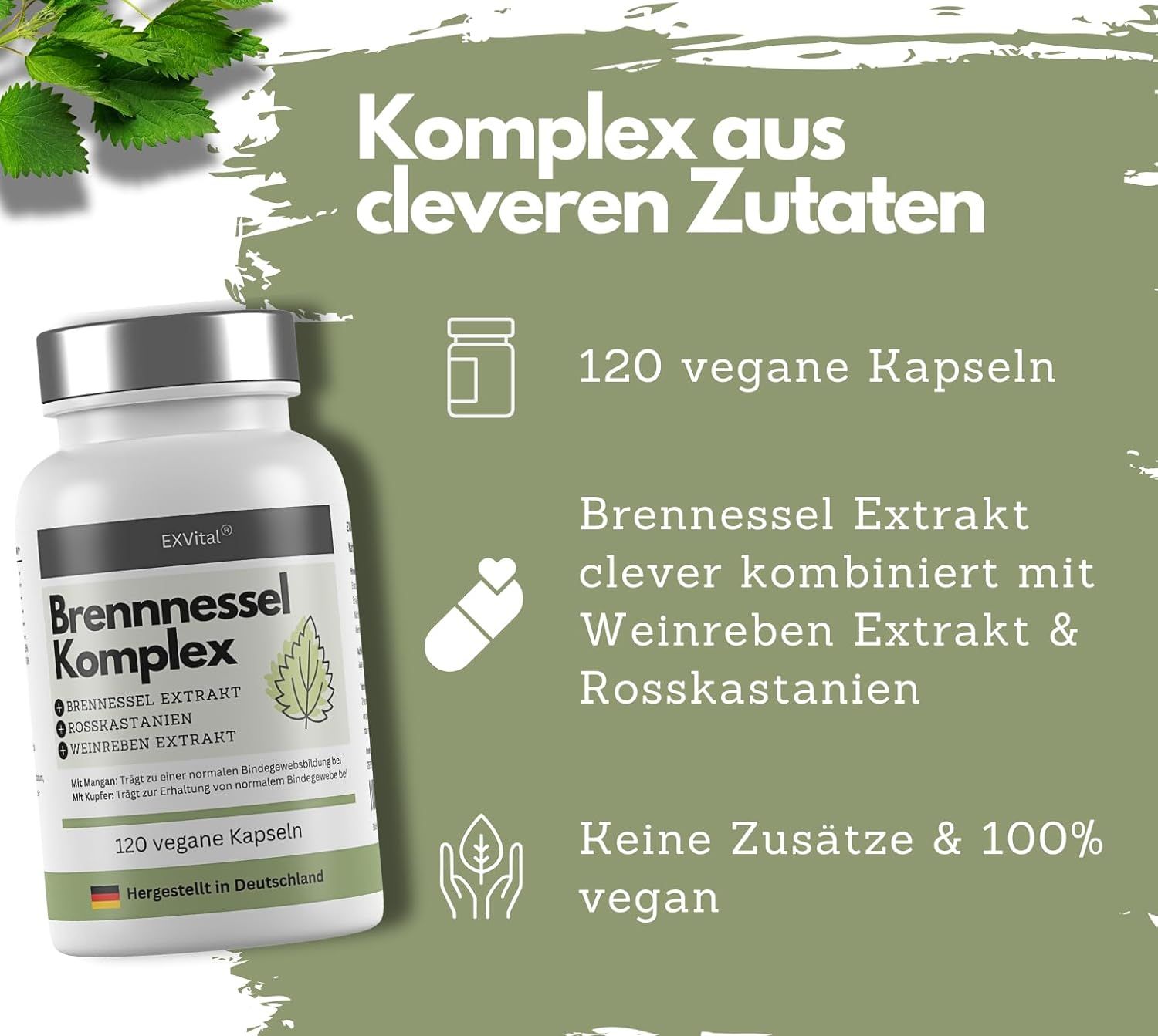 EXVital® Brennnessel Komplex mit Weinreben & Rosskastanien
