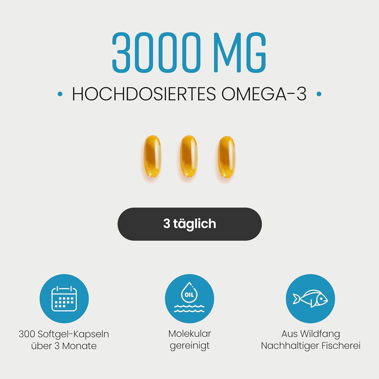 Bandini Hanfsamenöl, Reich an Omega 3, 6 & 9, 180 Weichkapseln.