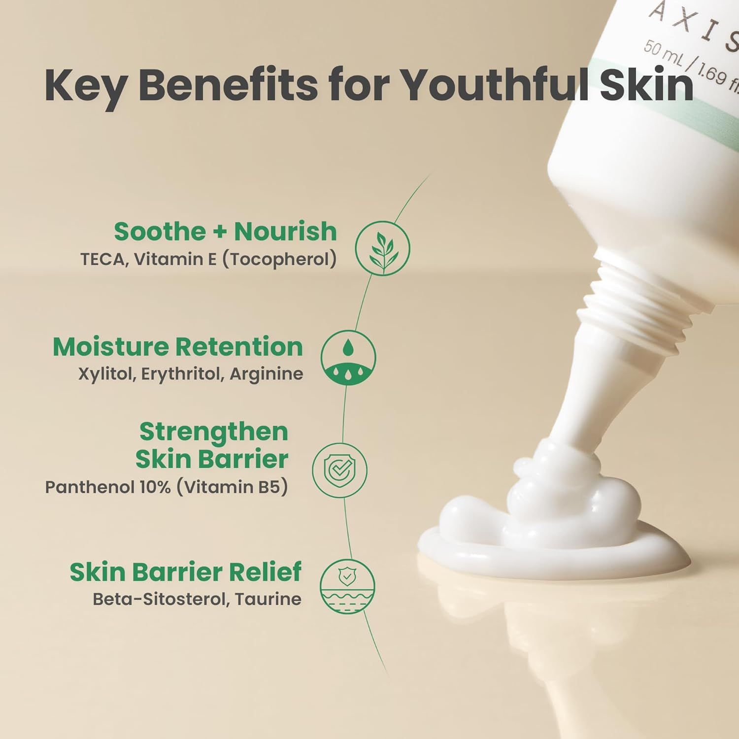 AXIS-Y Panthenol 10 Skin Smoothing Shield Cream