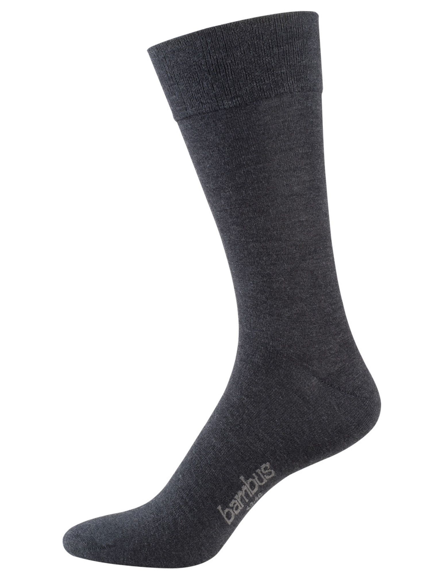 NUR DER Socke Bambus* Komfort - anthrazitmel. - Größe 39-42