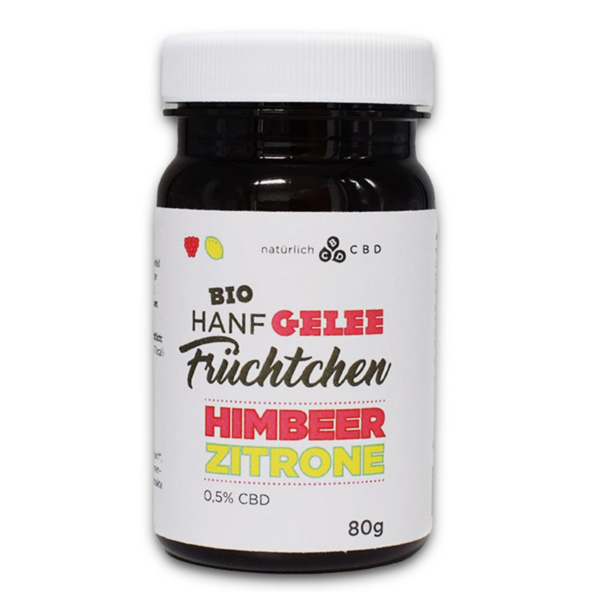 CBD BIO Fruchtgummi Himbeere Zitrone