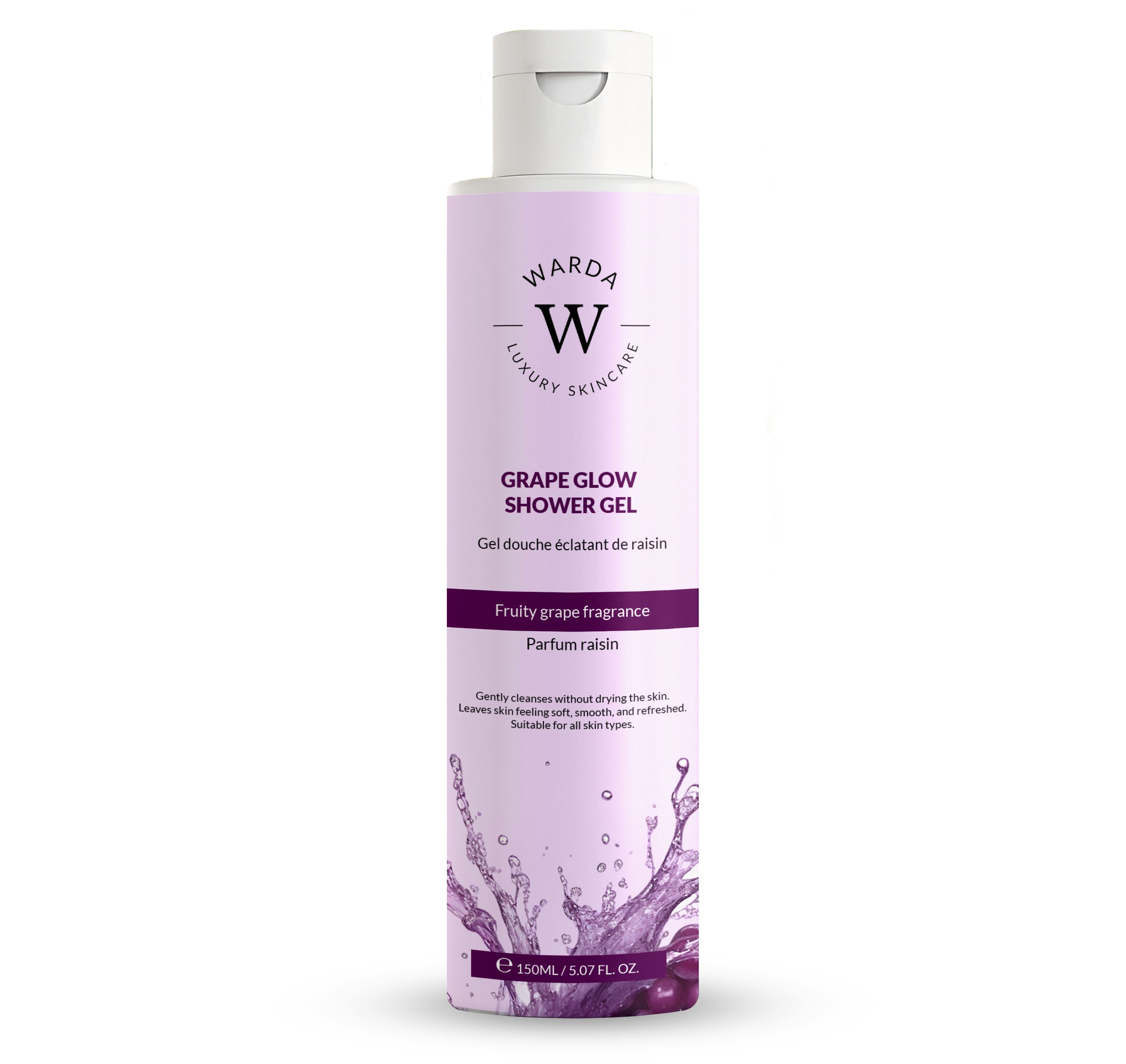 Warda Luxury Skincare Grape Glow Duschgel