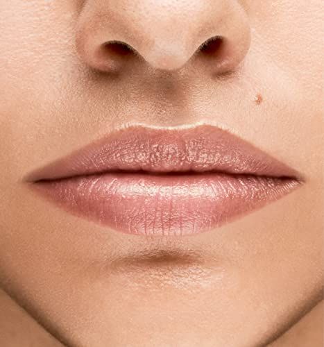 Lippenstift mit schwarzem Gehäuse und roter Mine, neben der Verpackung. Beschriftung: ROSSETTO PURO.