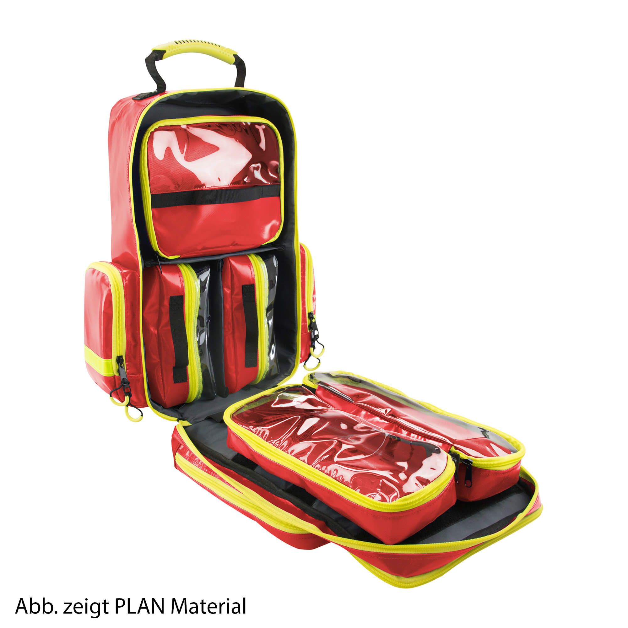 HUM AEROcase 1R - PL1C Notfallrucksack AEROtex PES, Gr. L, signalrot