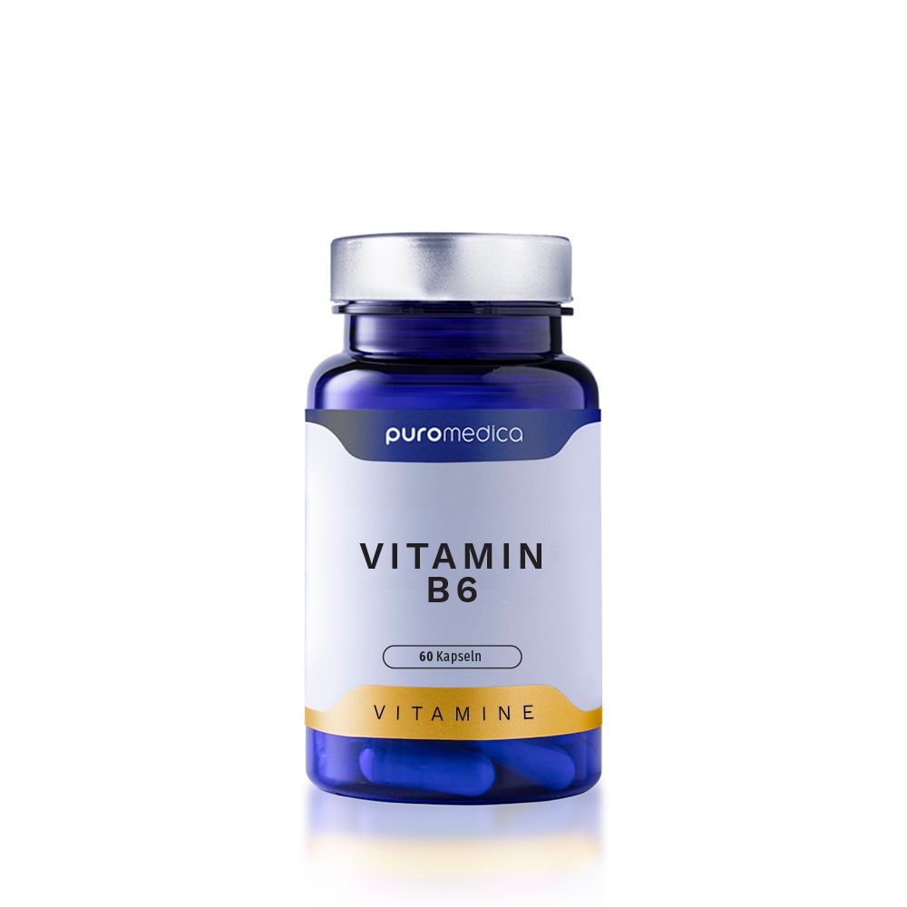 PuroMedica Vitamin B6 Kapseln, 60 Stück.