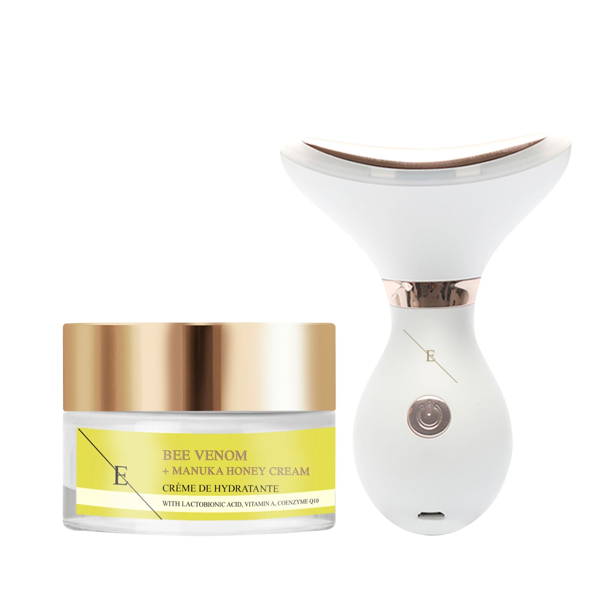 ErthSkin London LED Hals Kiefer Duo Bienengift Manuka