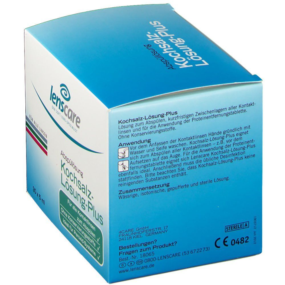 Lenscare Kochsalz-Lösung-Plus