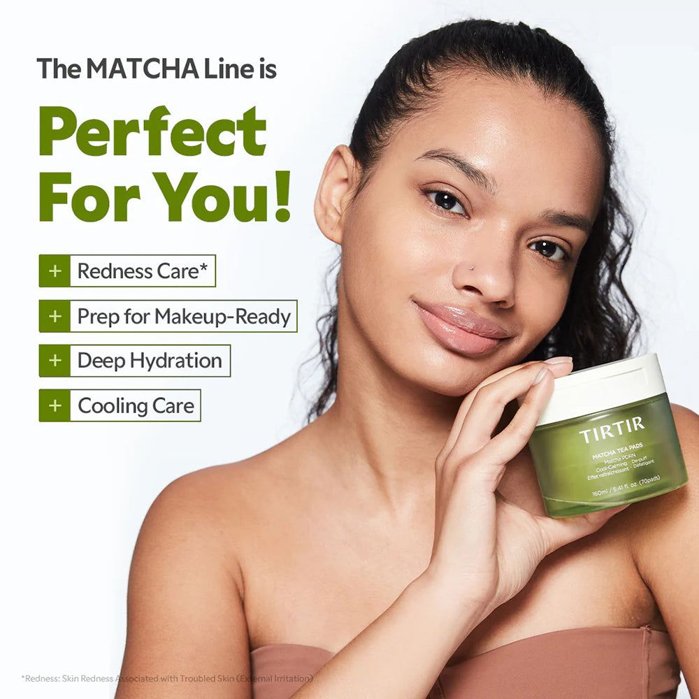 TIRTIR Matcha Tea Pads – klärende Toner-Pads mit Matcha