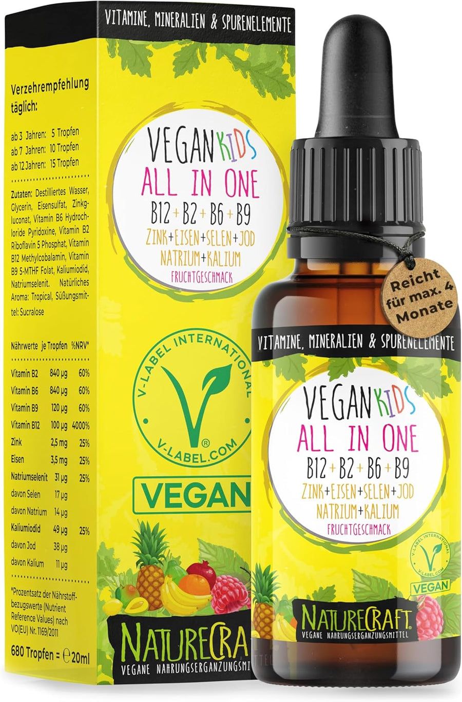 NatureCraft KIDS Vegan All-in-One Tropfen