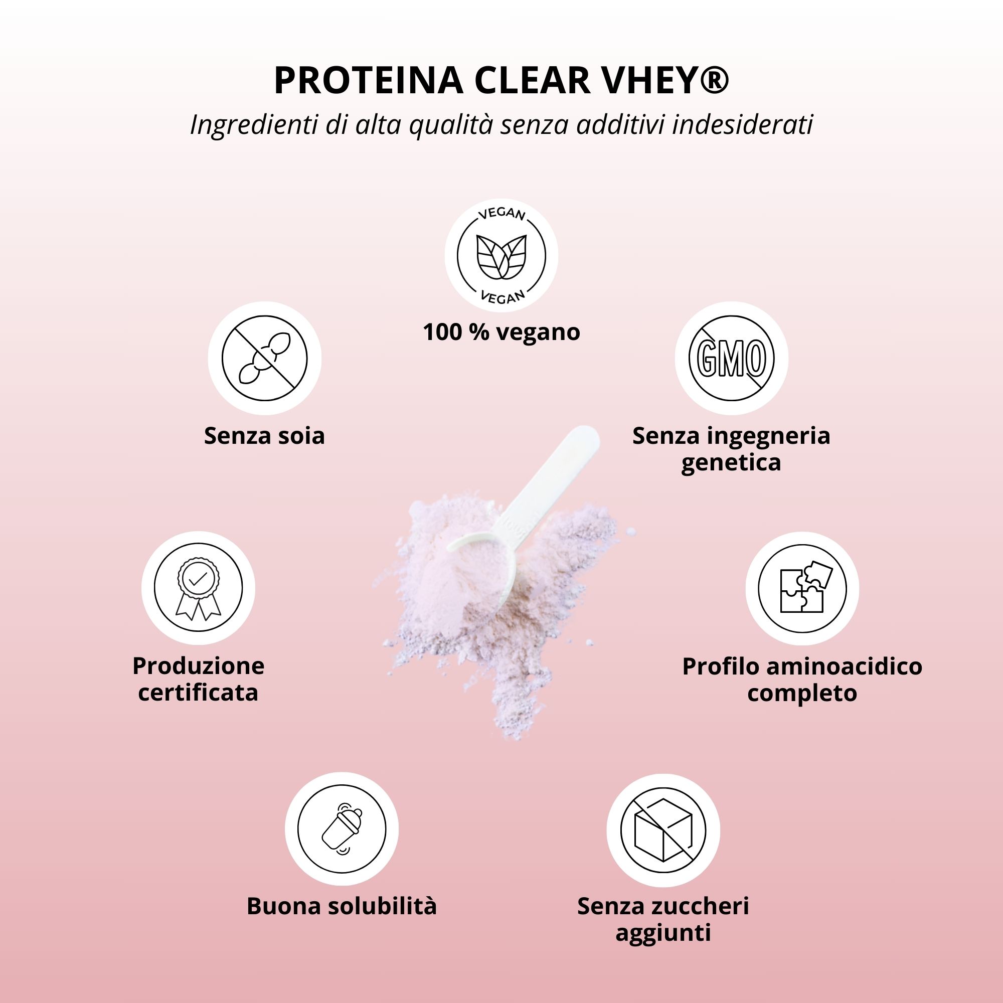 nutri+ Clear Vhey Protein Pulver 400g - Whey Alternative