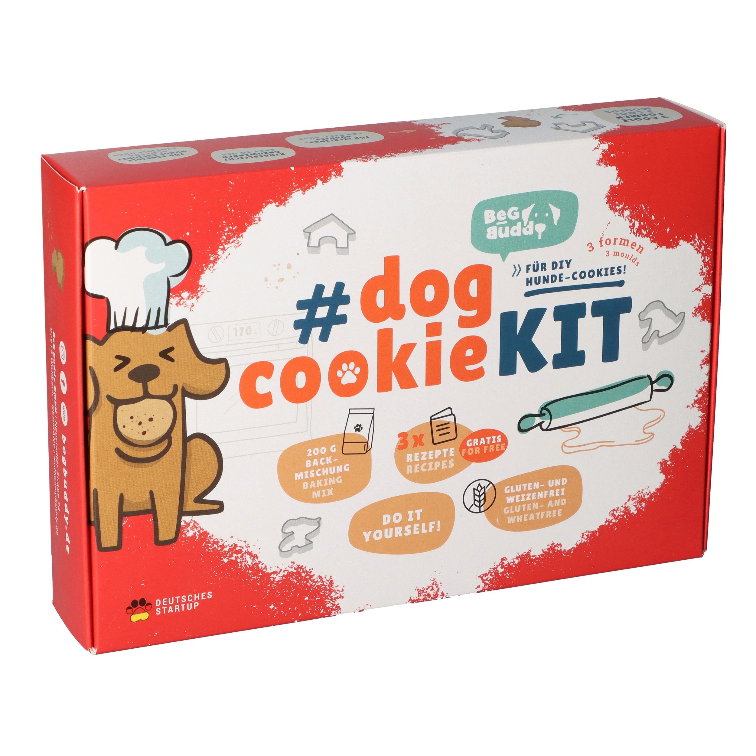 BeG Buddy Cookie Kit Hunde mit Backmischung