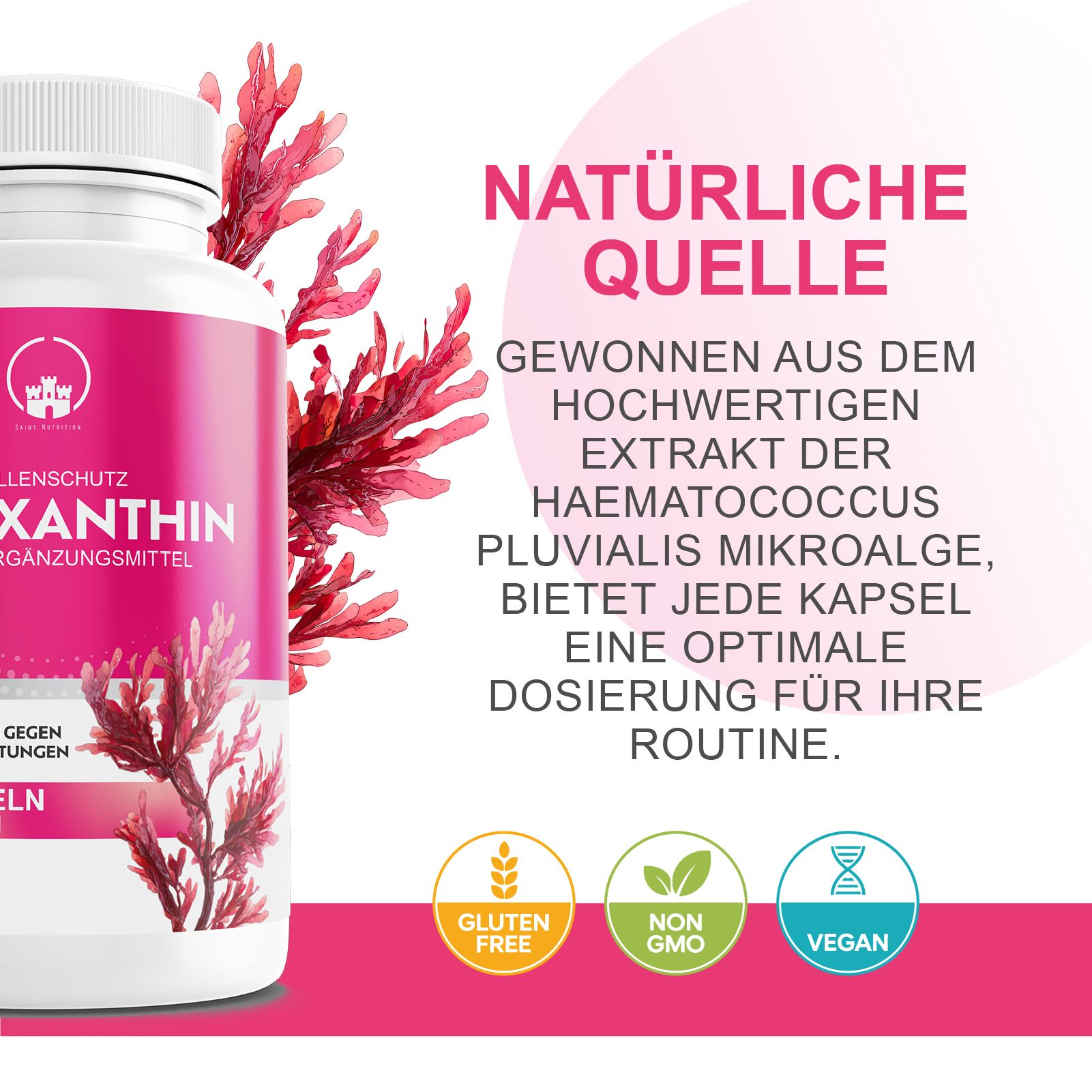 Saint Nutrition Astaxanthin Kapseln