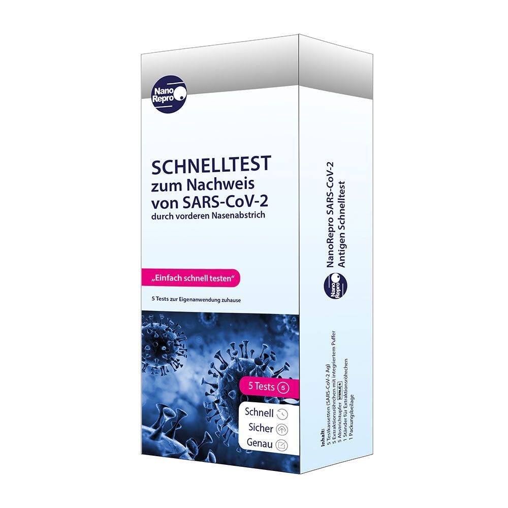 NanoRepro SARS CoV-2 Antigen Schnelltest – für Laien