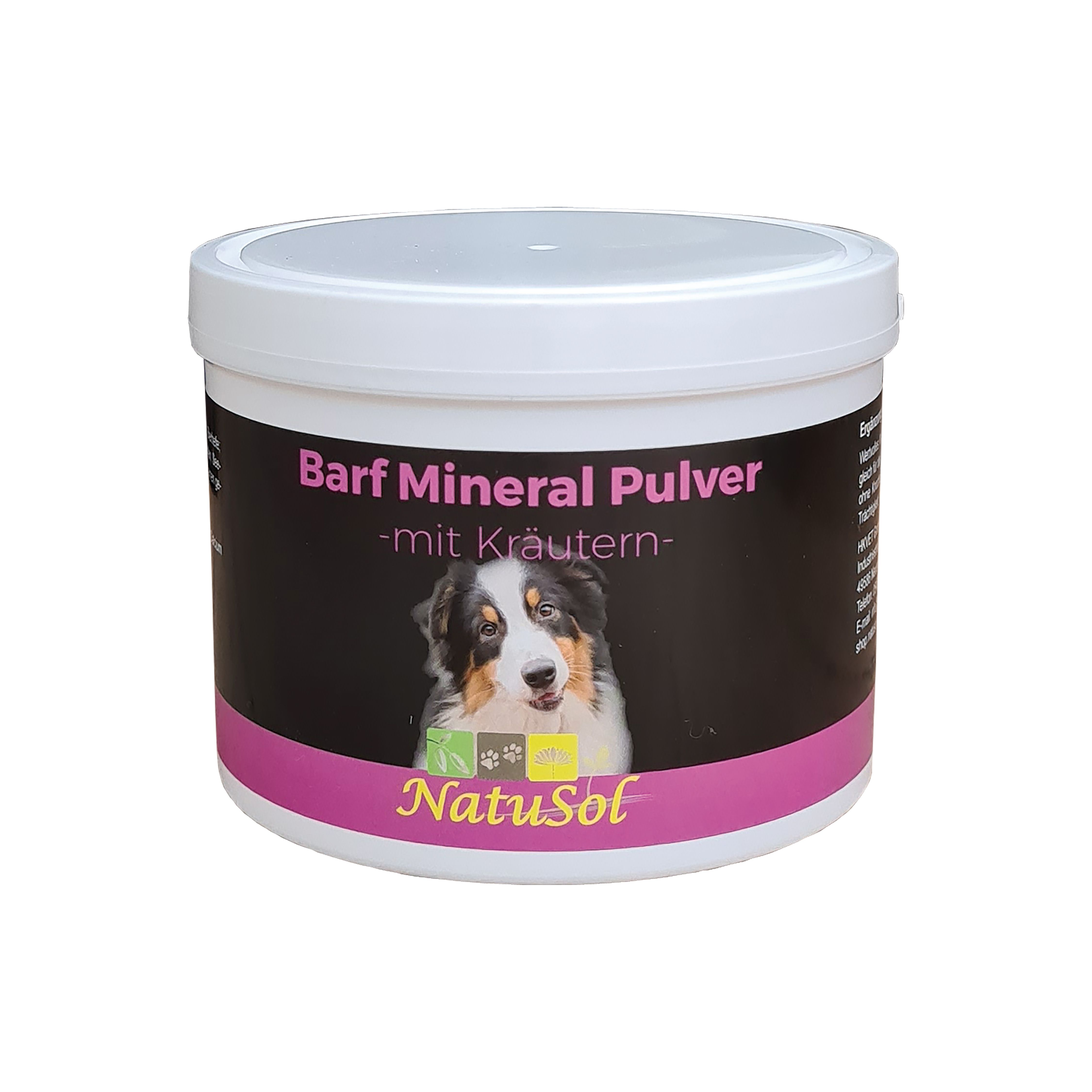 NatuSol Barf Mineral Pulver für Hunde - Vitamin- und Mineralstoffausgleich