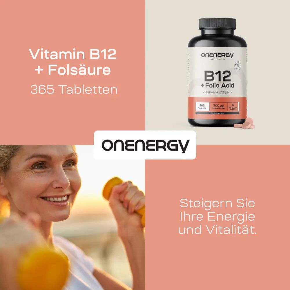 OnEnergy Vitamin B12 + Folsäure