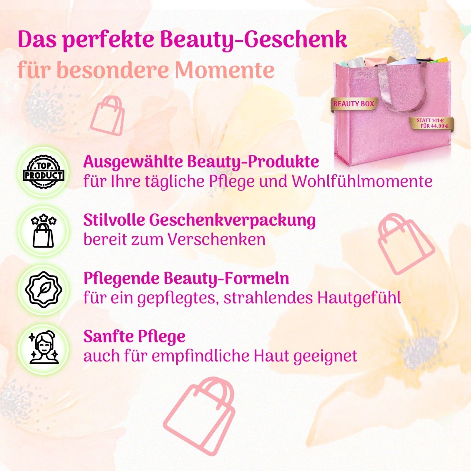 P-Beauty Pflege-Geschenkbox Damen Beauty Hautpflege