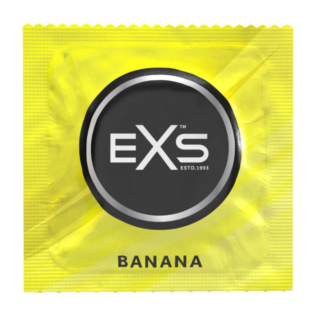 EXS Banana Kondom-Verpackung.