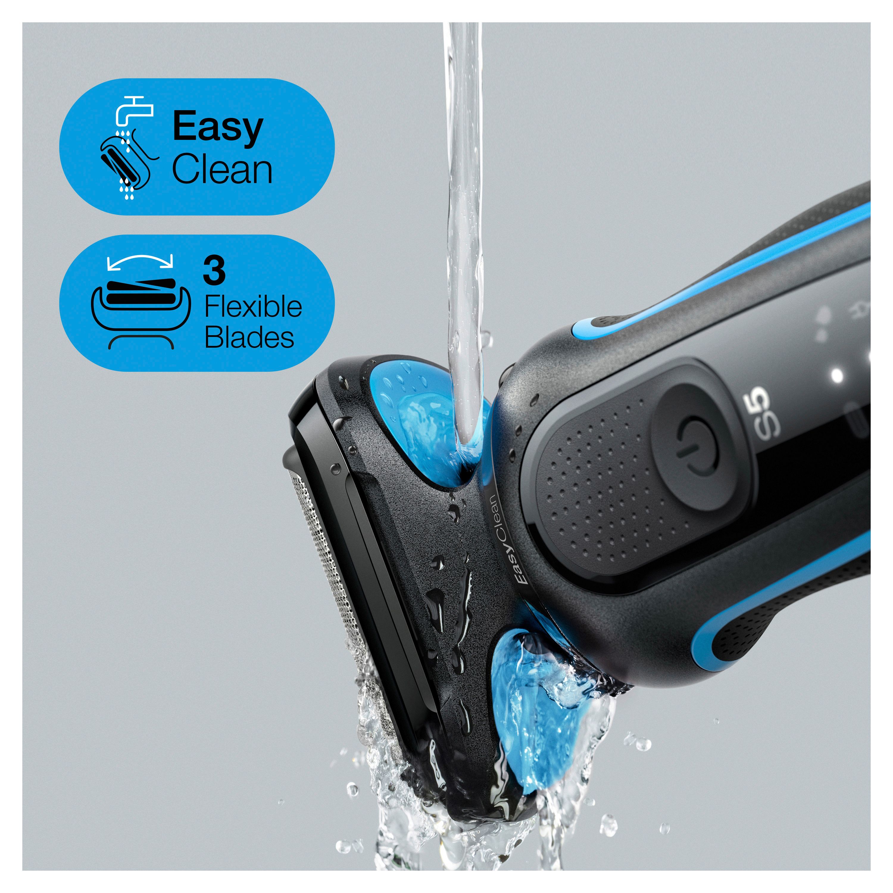 Braun - Elektrischer Rasierer für Männer "Series 5 50-B7200cc" in Blau
