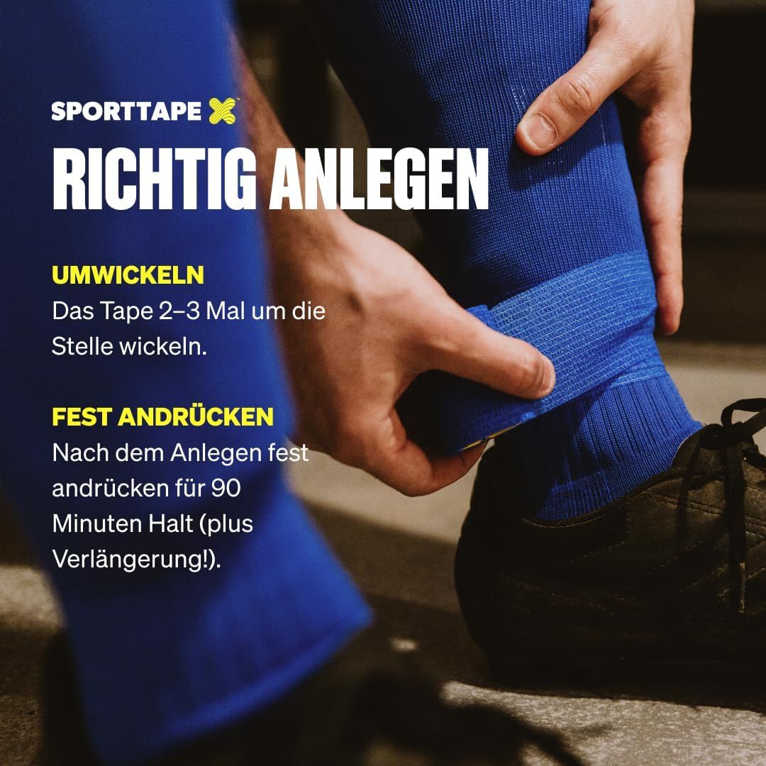 SPORTTAPE  Selbstklebender verband - 5 cm x 4,5 m Blau