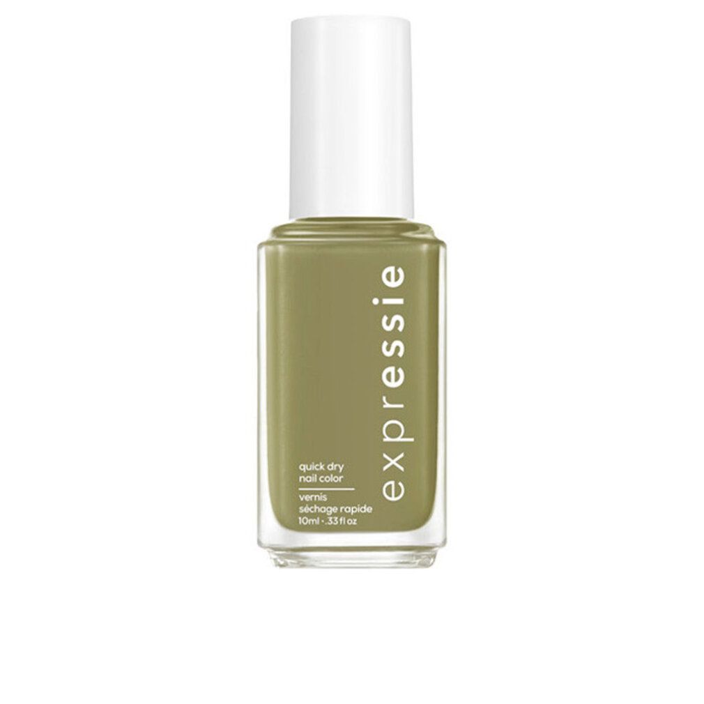 Essie Expressie Nagellack in der Farbe 'Off-Beat' (olivgrün).