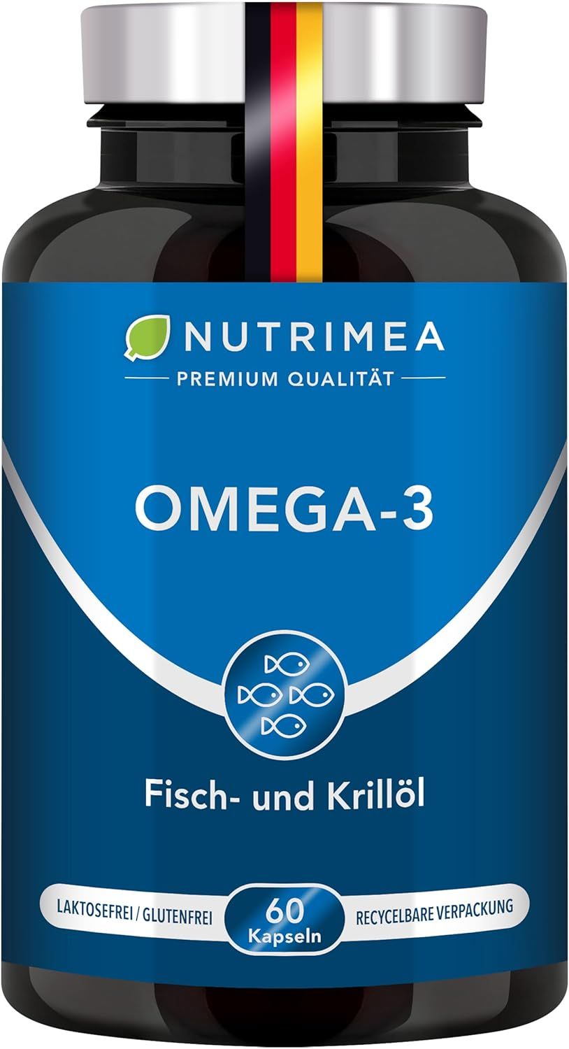 Nutrimea Krillöl Kapseln - ANTARKTIS Omega 3 - Natürliches Krill Öl aus nachhaltigem Wildfang