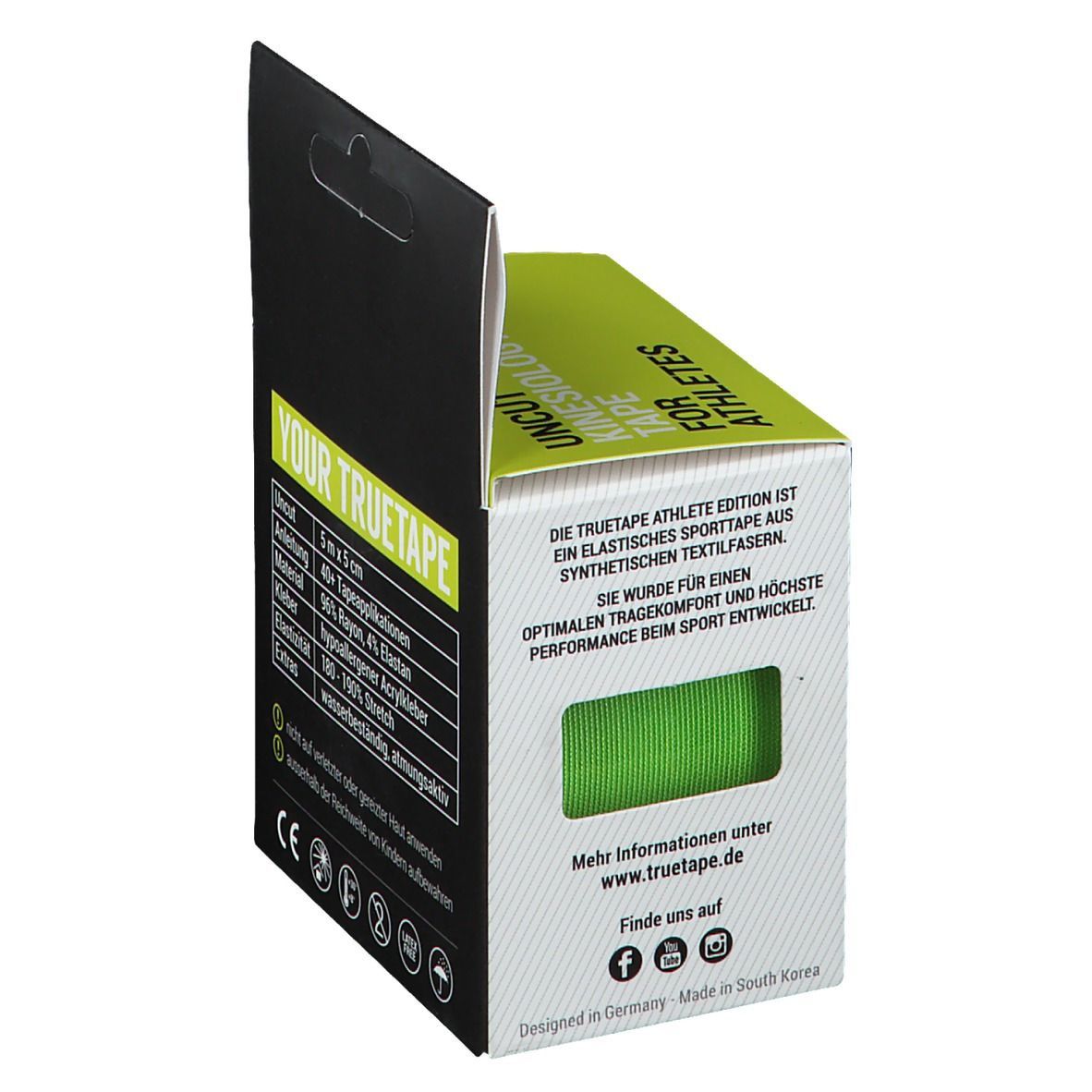TRUETAPE® Kinesiotape Pro grün