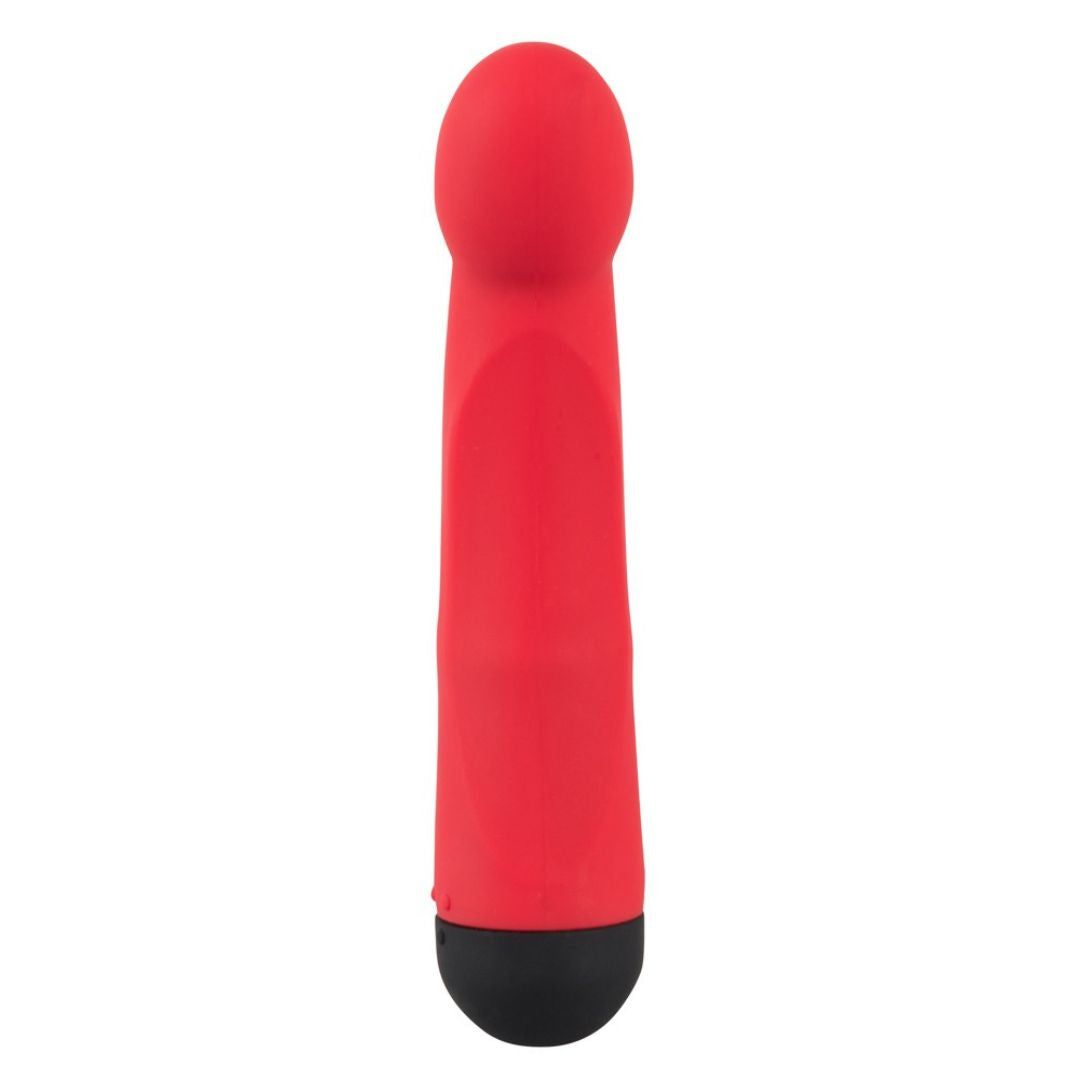 G-Punkt-Vibrator "Red G-Spot Vibe" mit gebogener Kugelspitze | 10 Vibrationsmodi | Colorful Joy