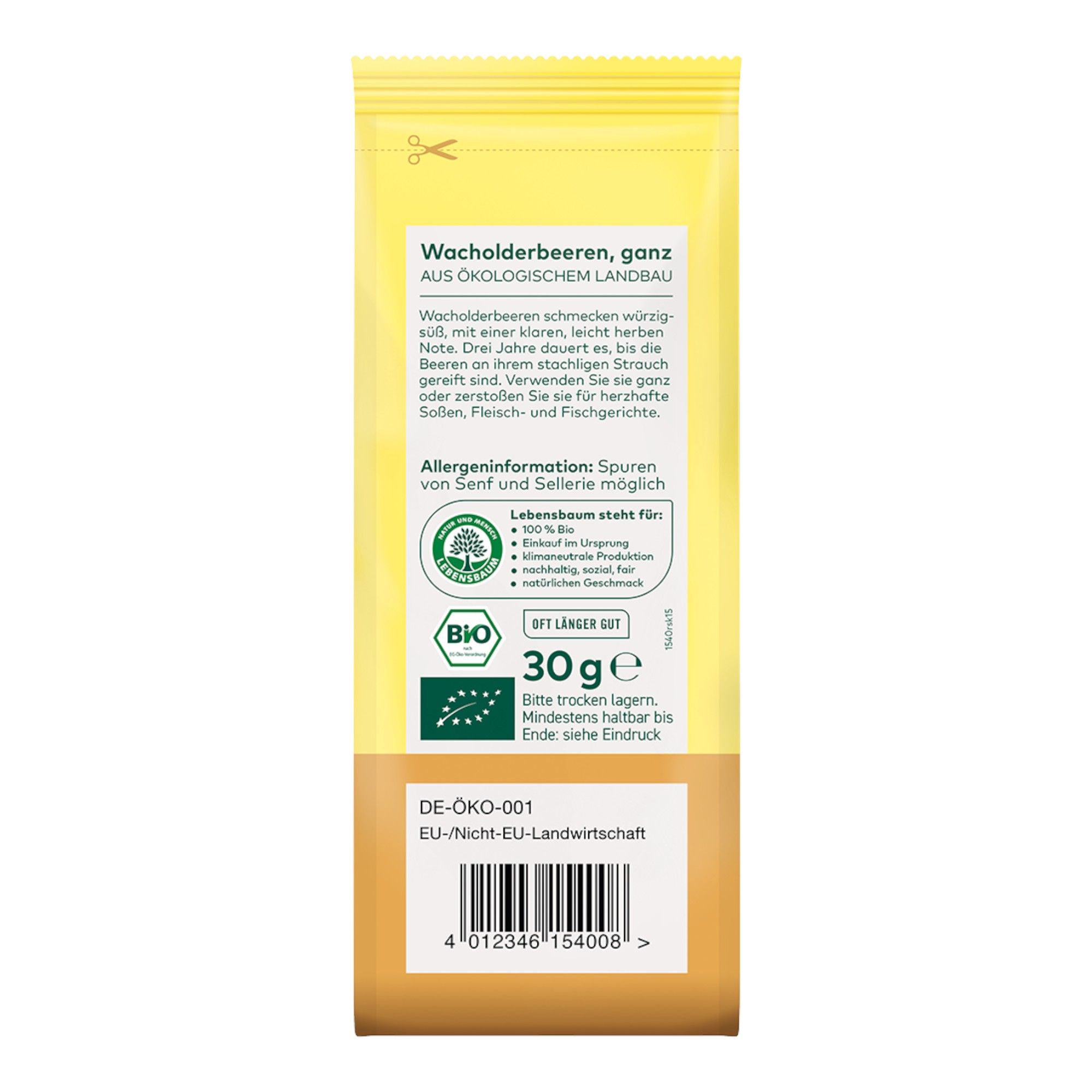 Bio Wacholderbeeren ganz