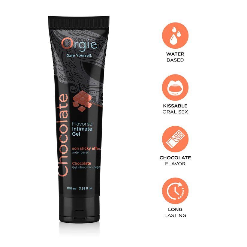 Lube Tube Chocolate Flavored Intimate Gel