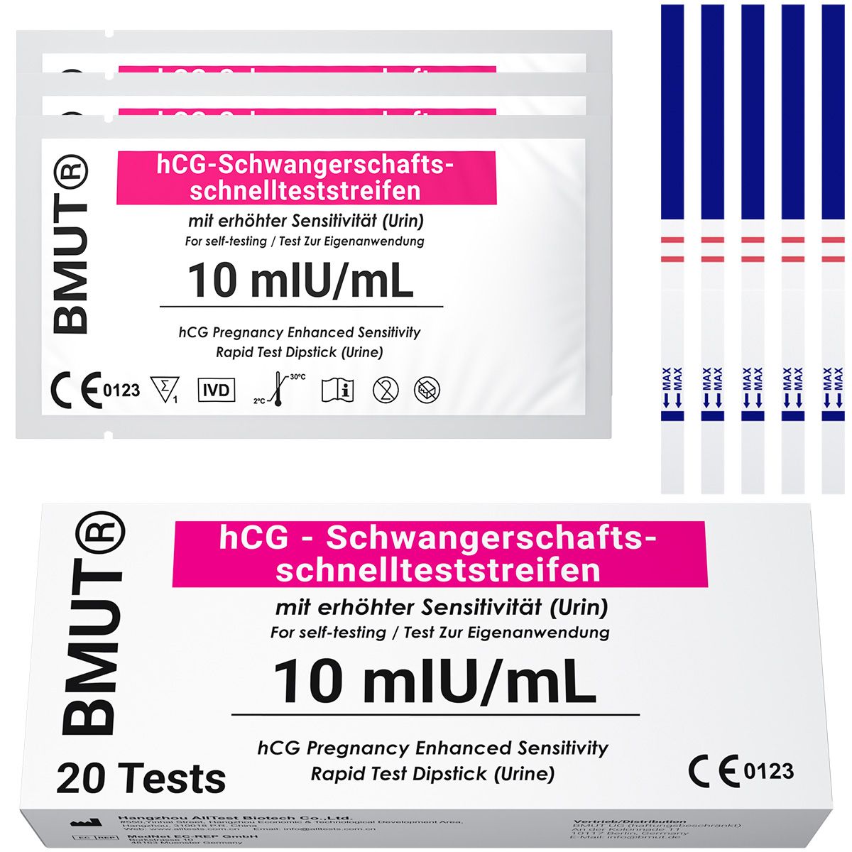 BMUT Schwangerschaftstest ultraempfndlich 10mIU/ml