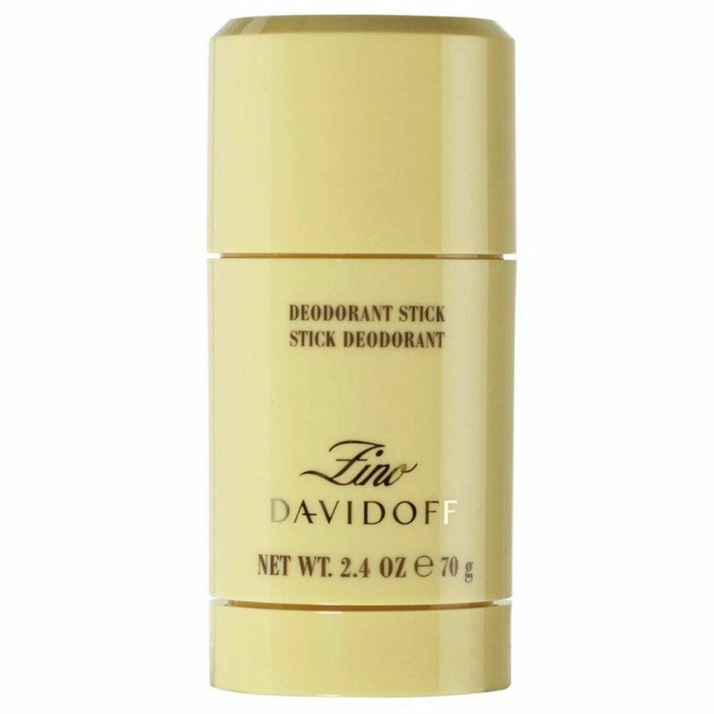 Beige Deodorant-Stick. Aufschrift: Zino Davidoff, Deodorant Stick, Net Wt. 2.4 oz e 70 g.