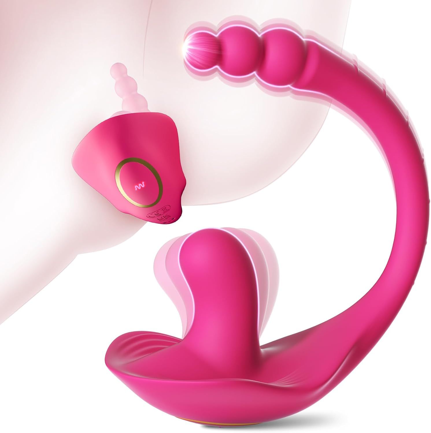 rinofans 2in1 Vibrator G-Punkt Anal Klitoris Vibratorensets