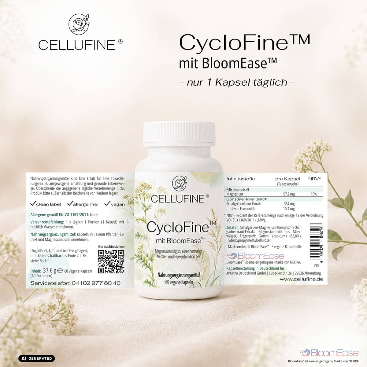 Cellufine® CycloFine™ mit BloomEase™ - Kapseln