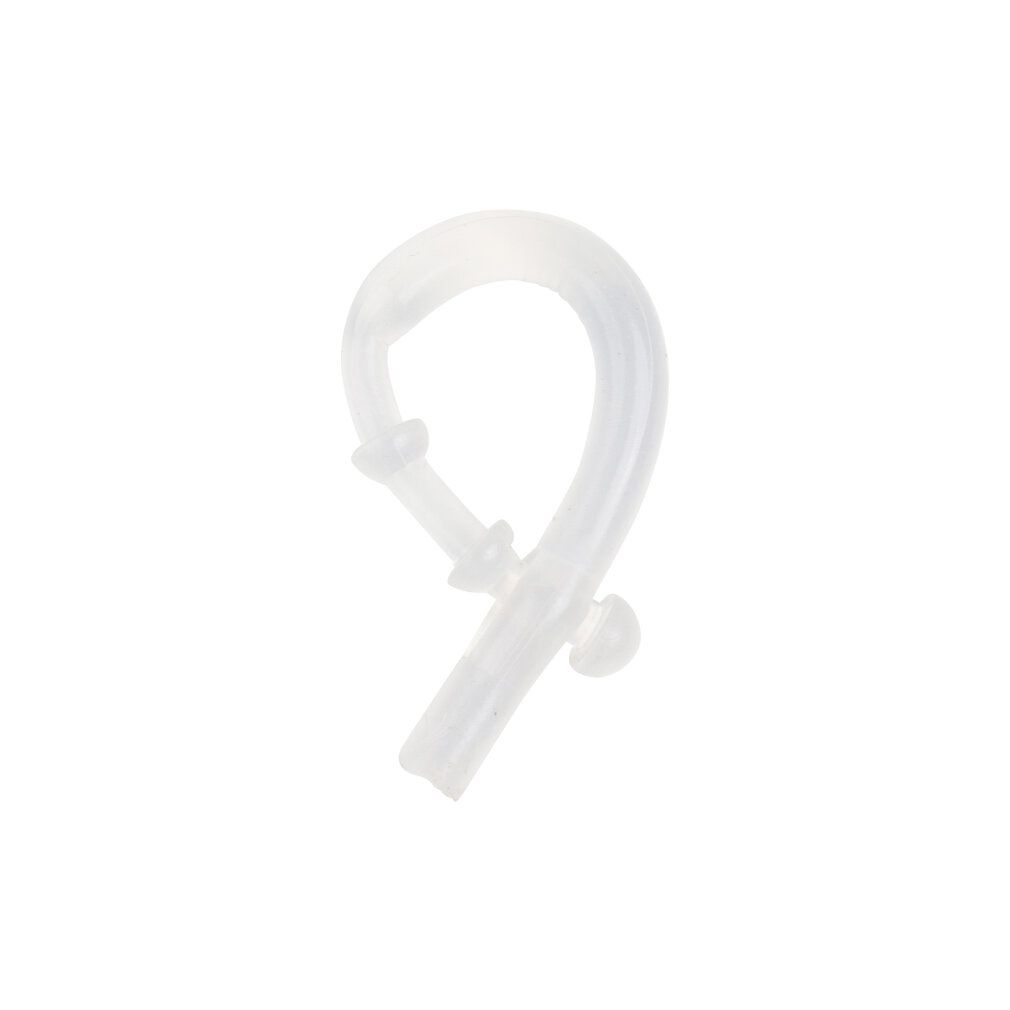 Transparenter, flexibler Penisring. Ringförmig mit einem verstellbaren Element. Material: vermutlich Silikon.