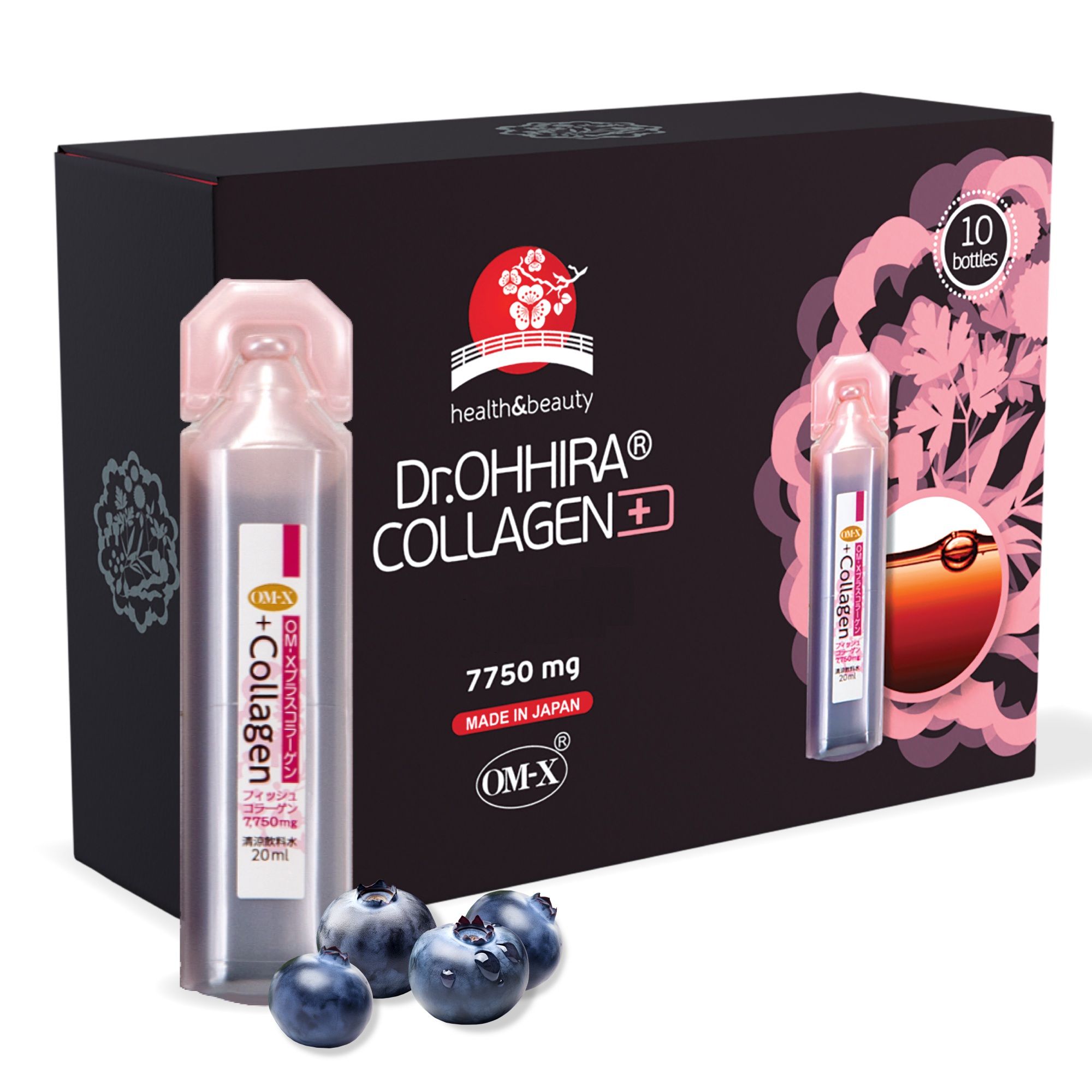 Dr.OHHIRA Collagen+ 7750 mg Marine Kollagen Peptide & Tripeptide, Hyaluron & Q10