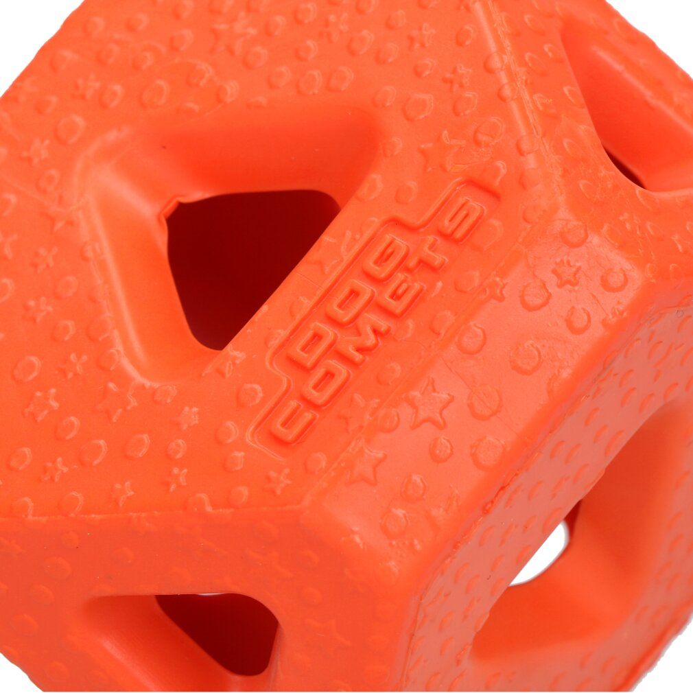 Dog Comets Treat Lock Cube orange