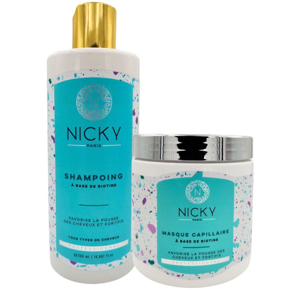 Nicky Paris - Shampoo und Maske Set mit Biotin
