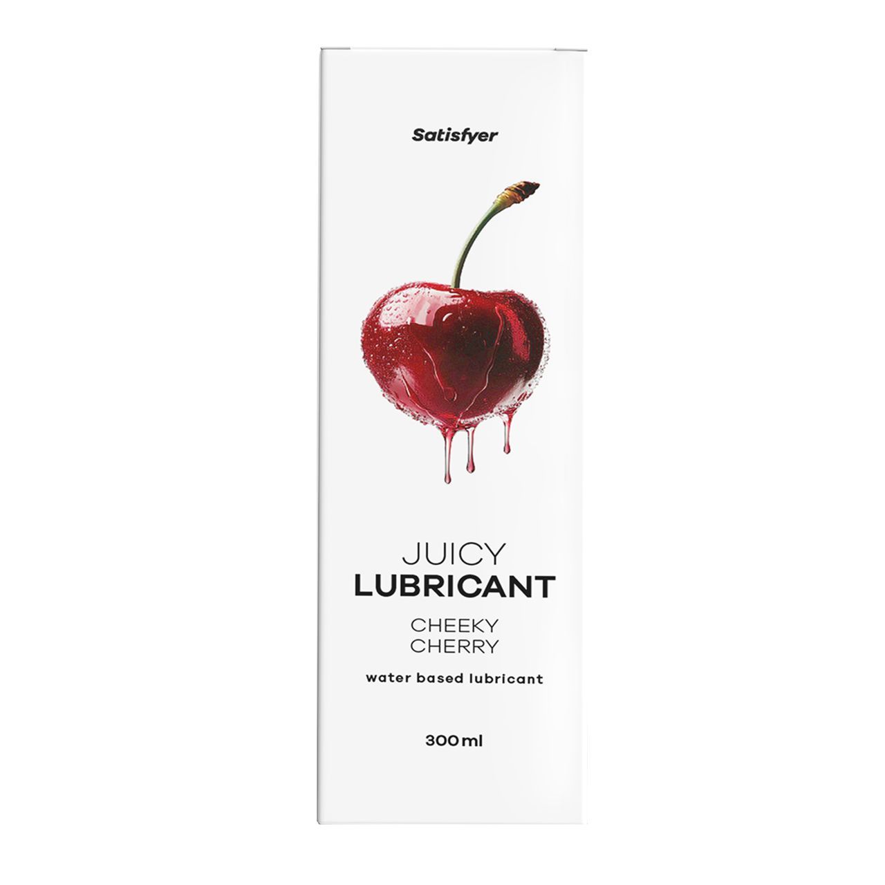 Satisfyer Juicy Lubricant Cheeky Cherry, wasserbasiertes Gleitmittel, 300ml.
