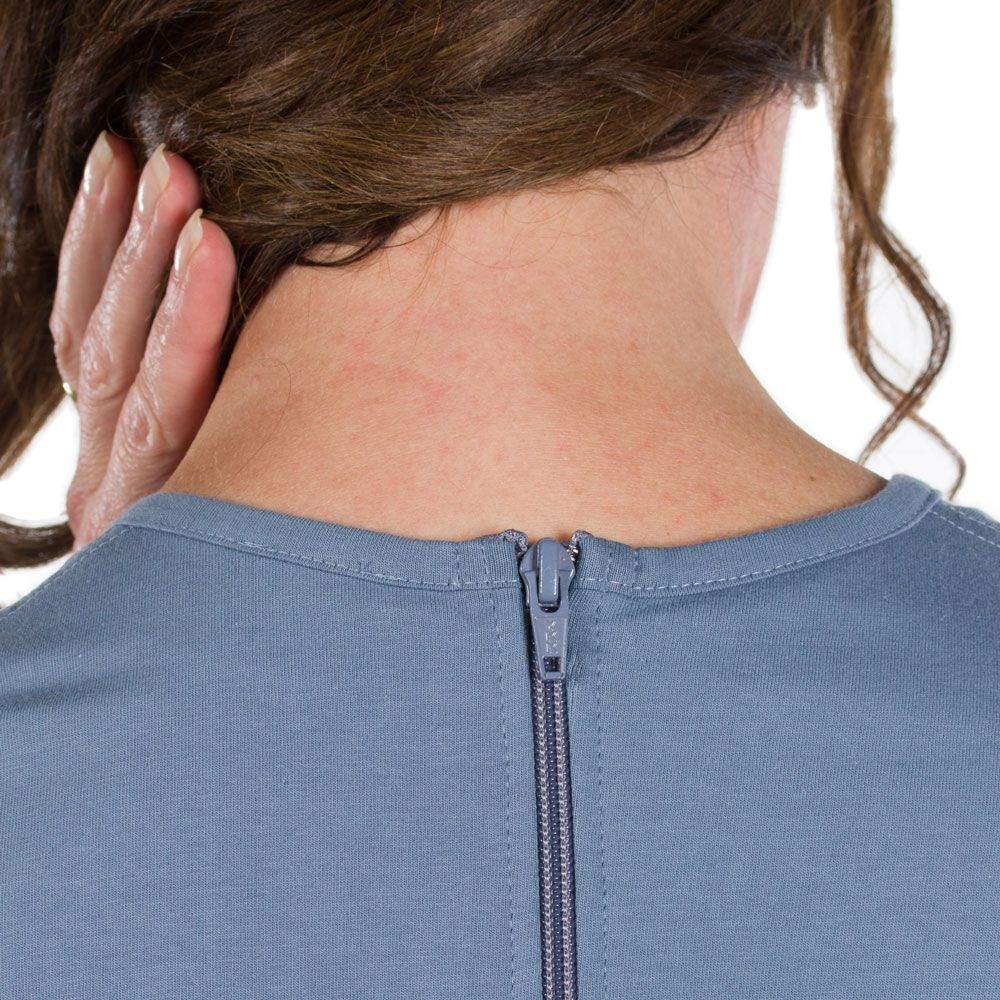 4Care Damen-Hansop-Overall lang 1081 mit Bein- und Rückenreißverschluss