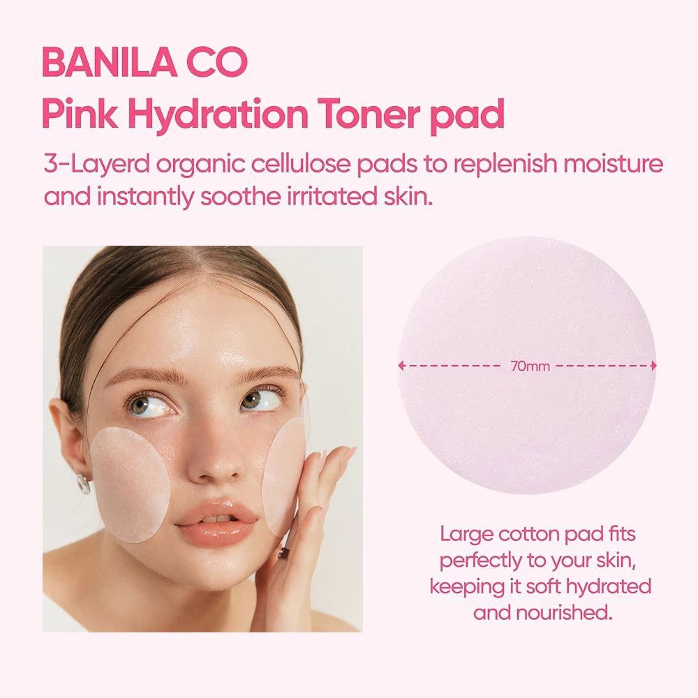 BANILA CO Clean it Zero Pink Hydrattion Toner-Pad