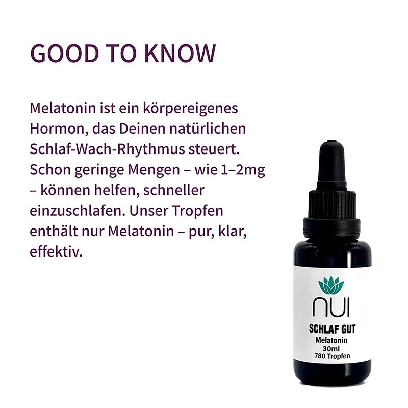 NUI Schlaf Gut mit Melatonin