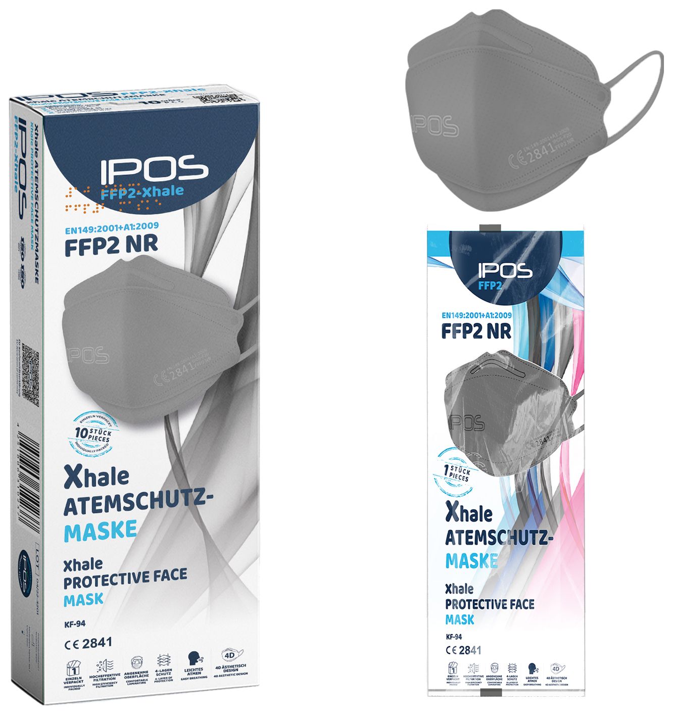 IPOS-FFP2 Xhale Masken einzelverpackt