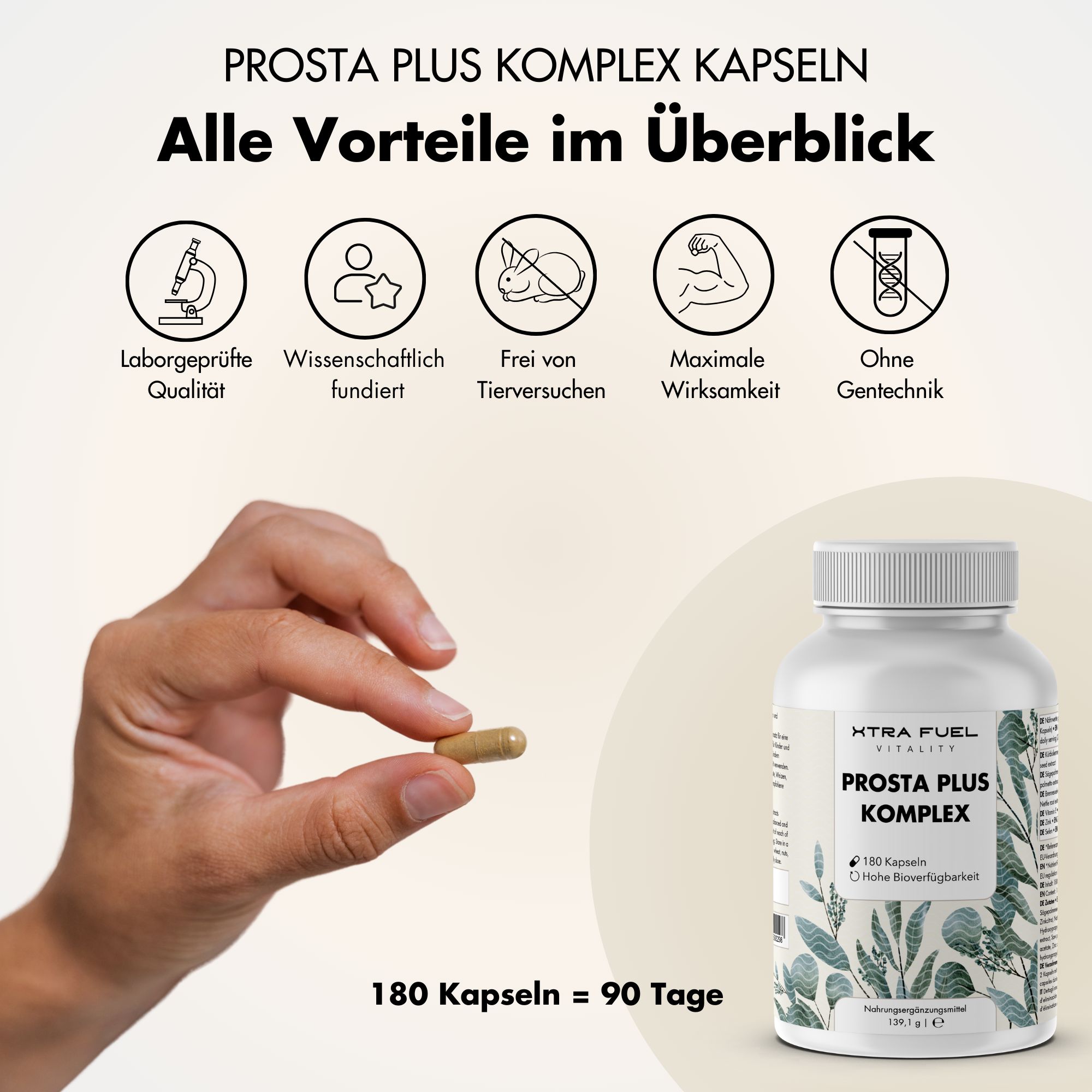 XTRA FUEL Prostata Kapseln Prosta Plus Komplex