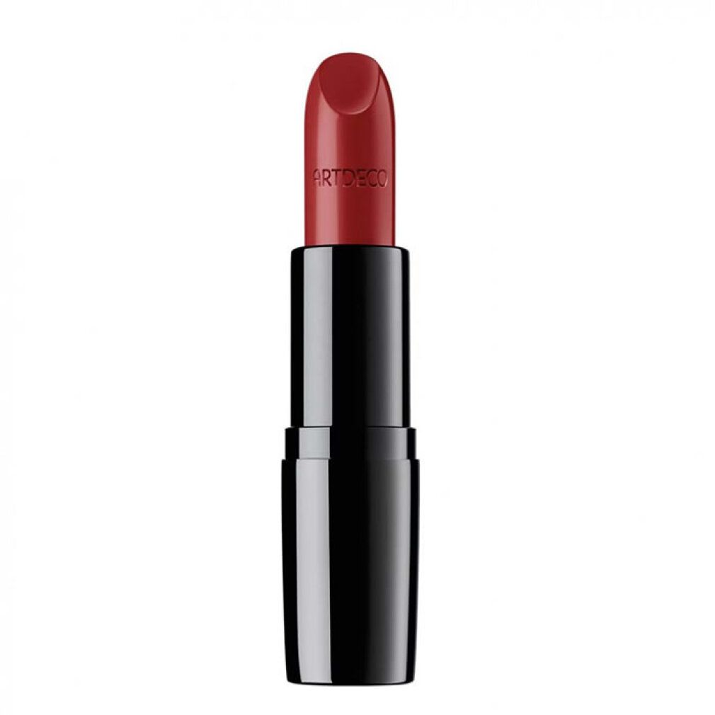Artdeco Lippenstift, schwarzer Schaft, rote Lippenstiftspitze.