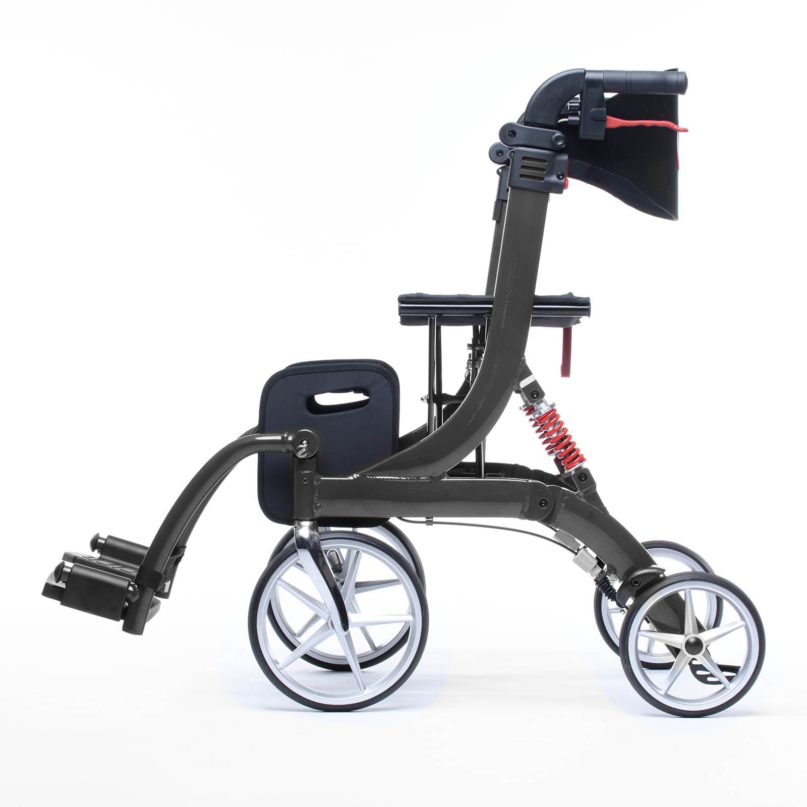 Bescomedical - 2 in 1 Rollator SPRING VARIO mit Rollstuhl Funktion