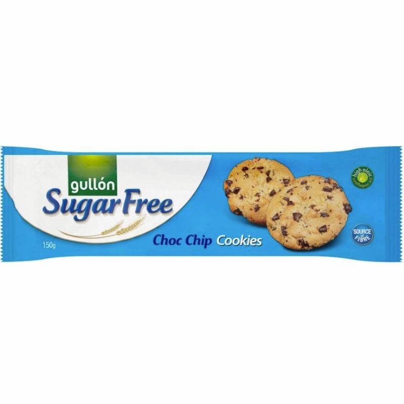Gullon zuckerfreie Cookies mit Schokostückchen