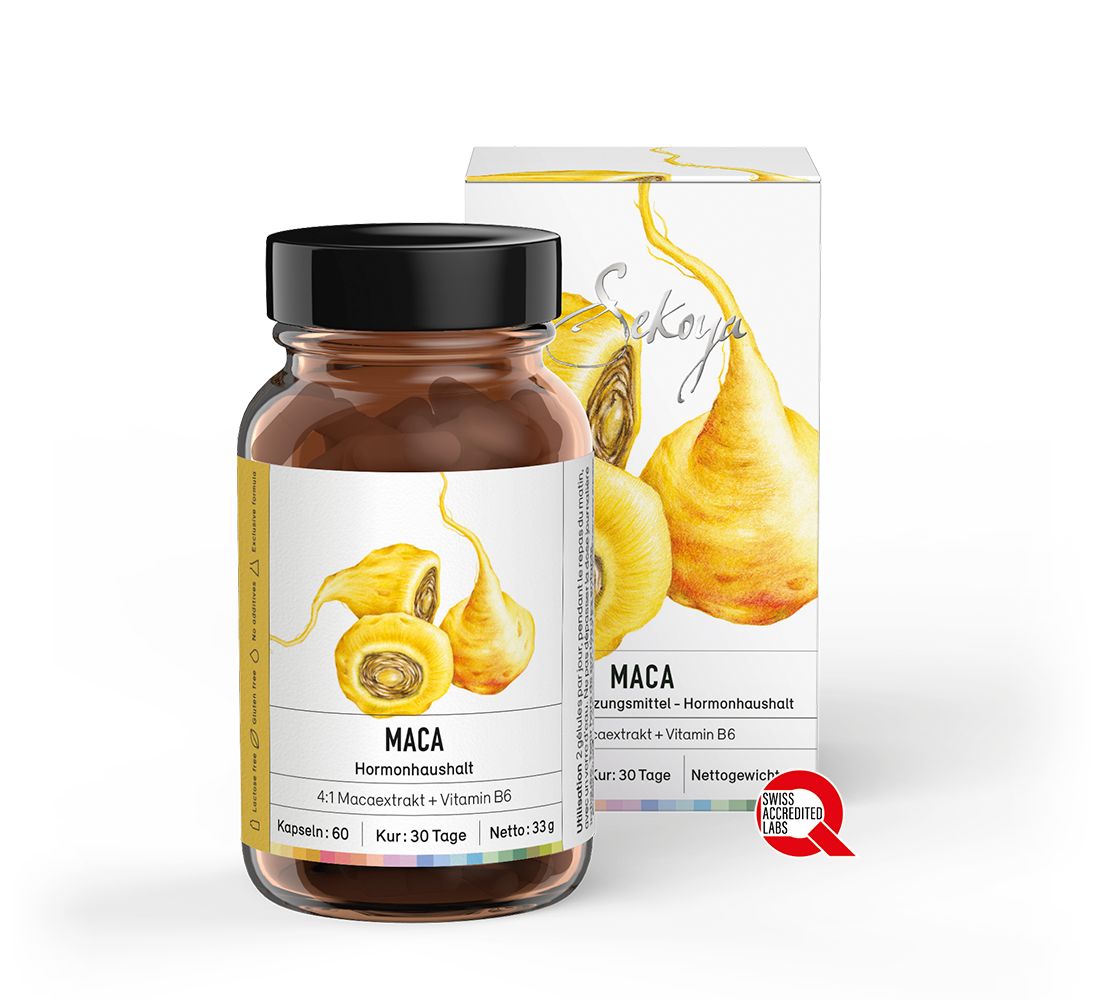Sekoya Swiss - Maca | Gegen Wechseljahresbeschwerden