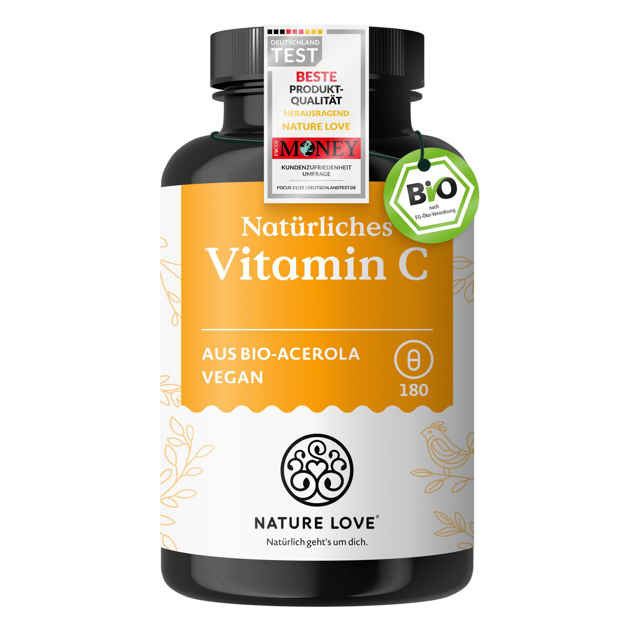 NATURE LOVE® Vitamin C aus Bio Acerola