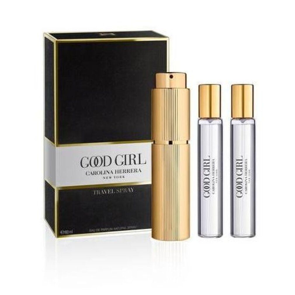 Carolina Herrera Good Girl Gift Set 1 x  edp Travel Spray + 2 x  edp Refills